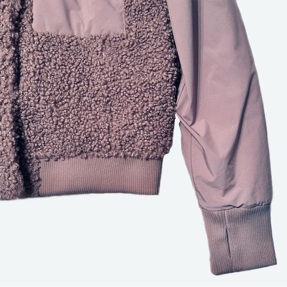 UpWest Sherpa Bomber Jacket Tawny Pink Utility Size M - Picture 7 of 9